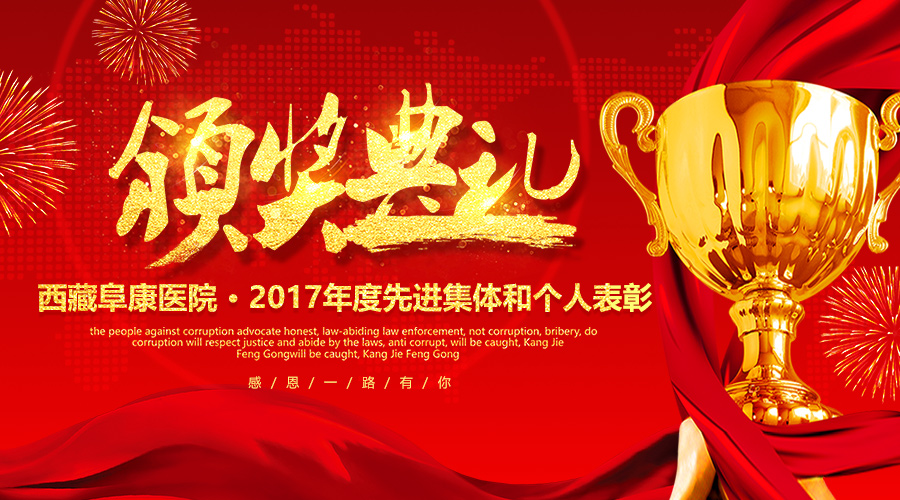 西藏阜康醫(yī)院2017年度先進集體及個人表彰